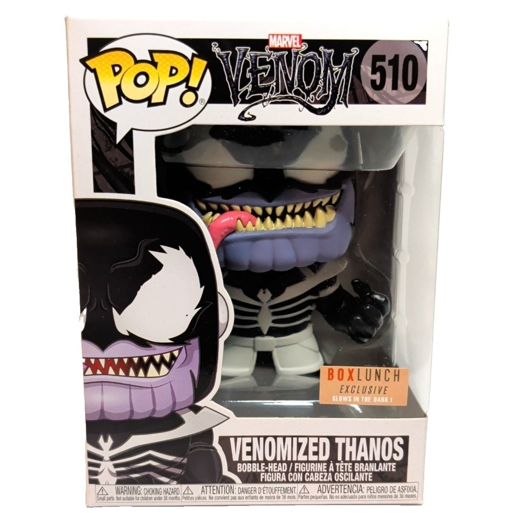Funko Pop Marvel Venomized Thanos #510 BoxLunch Exclusive Glow In The Dark GITD